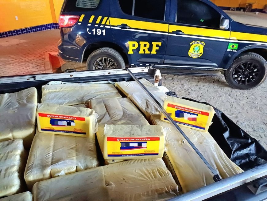 PRF apreende 600 Kg de queijo e manteiga sem refrigeração